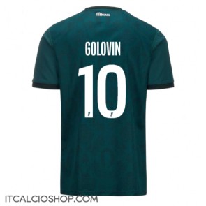 AS Monaco Aleksandr Golovin #10 Seconda Maglia 2024-25 Manica Corta